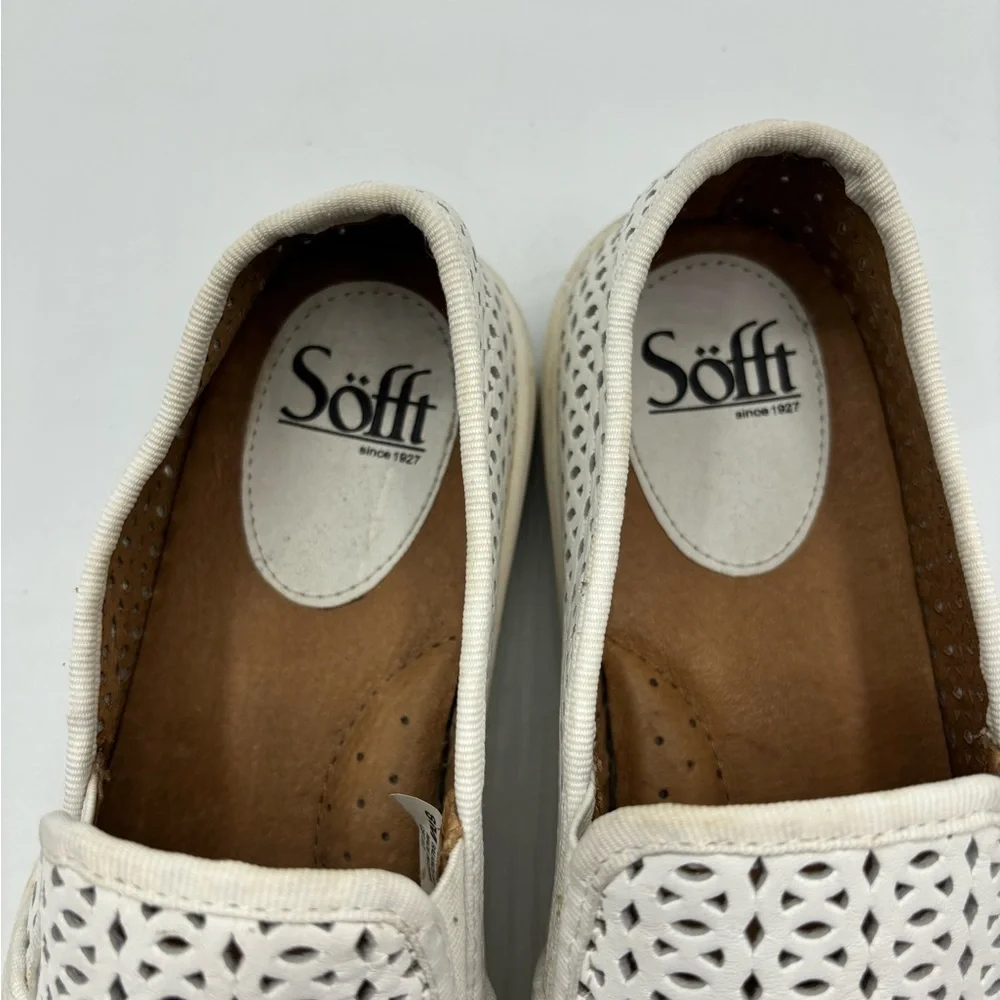 Sofft Somers Ladies White Slip On Shoes Size 8 - Picture 6 of 8